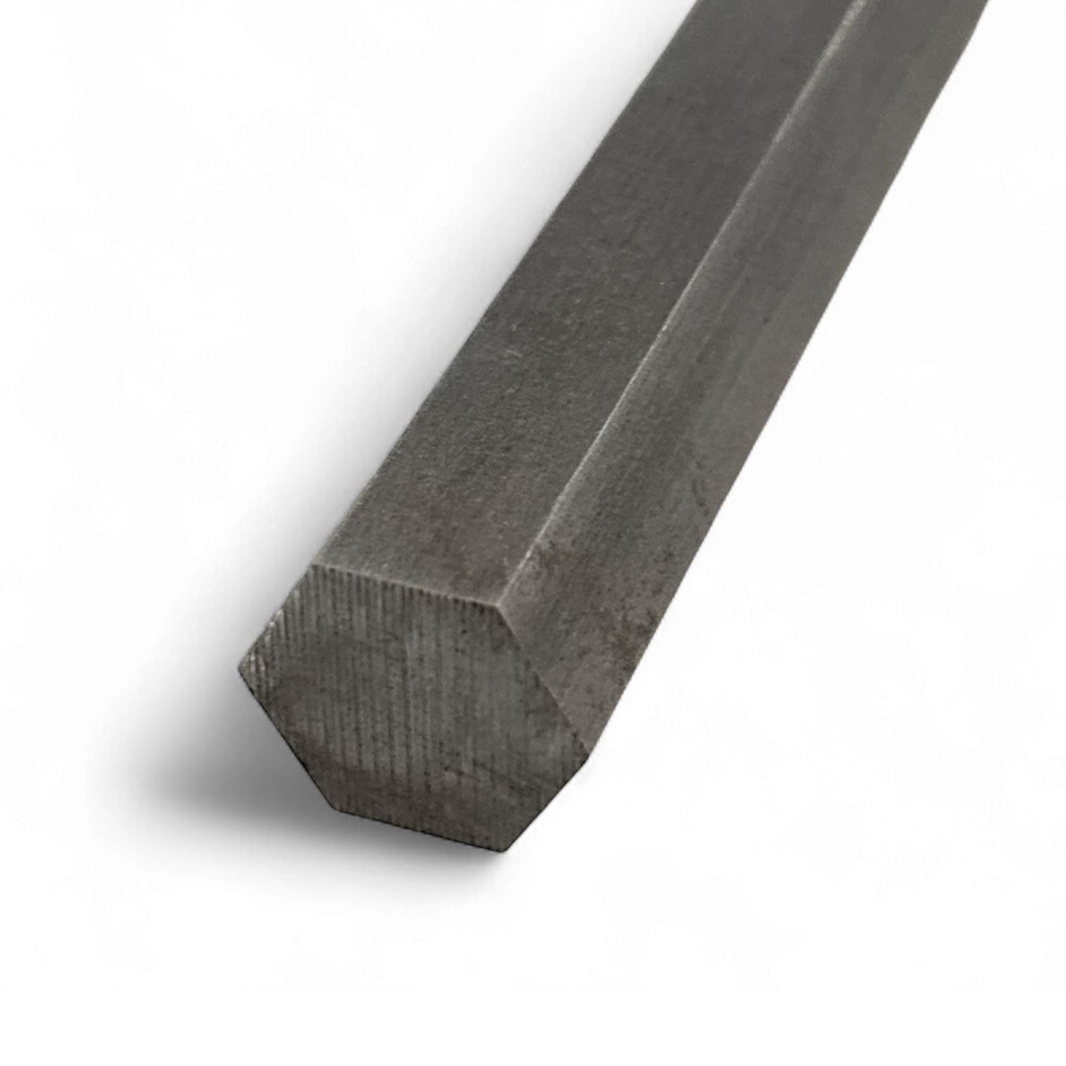 0.437 (7/16 inch) x 36 inches, 12L14 Steel Hexagon Bar, CF