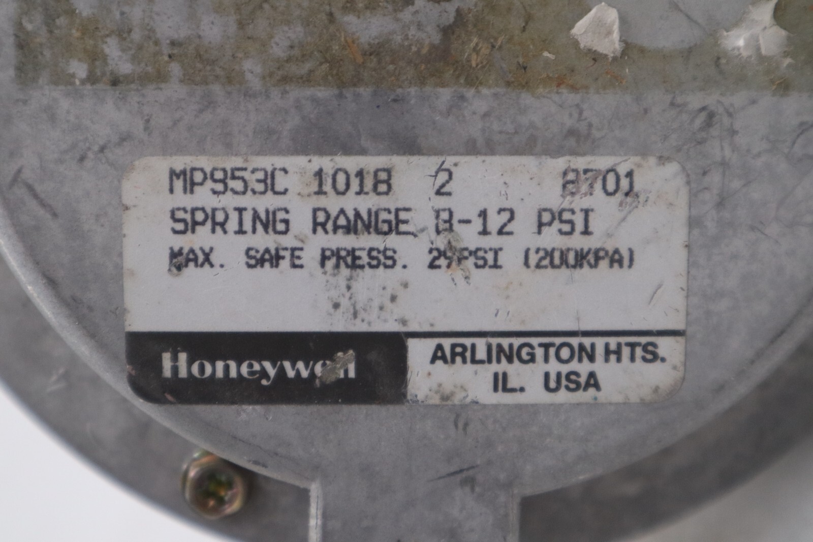 NEW OPEN BOX Honeywell MP953C 1018 2 Pneumatic Valve Actuator STOCK G997A
