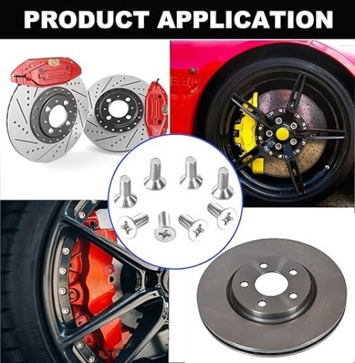 8pcs Stainless Steel Rotor Brake Disc Retaining Screws 9360 Number of Items: 8
