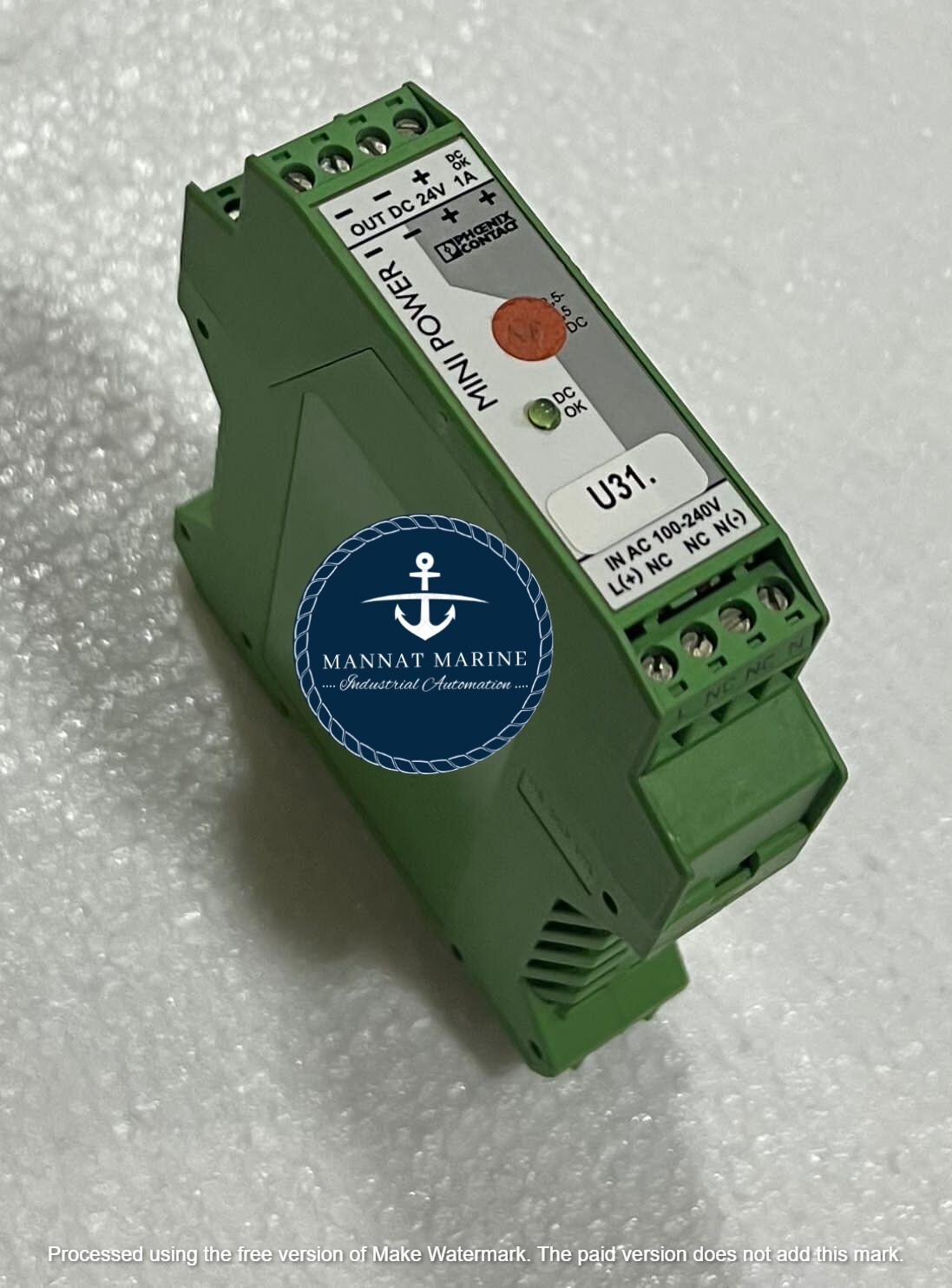 Phoenix Contact Mini-ps-100-240ac/24dc/1 Power Supply Unit 100-240V