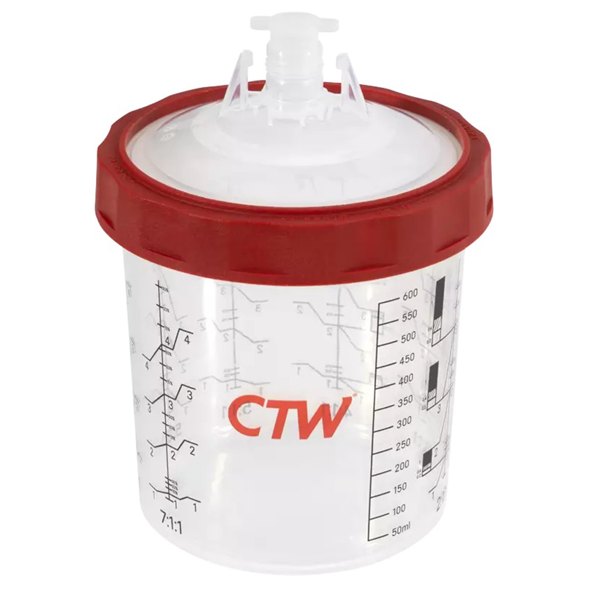CTW International CS125-850 850ml/28oz Premium Disposable Spray Cup Paint Syste