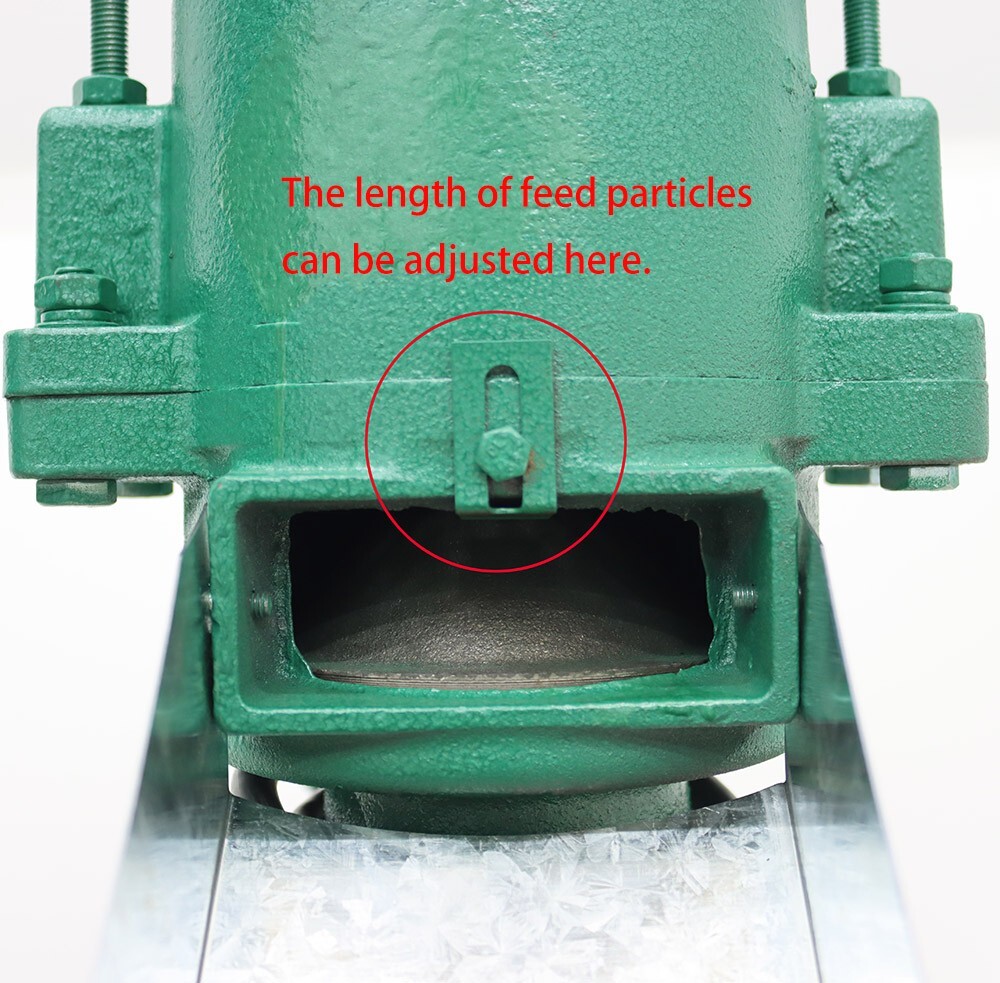 Animal Feed Pellet Mill Machine 8MM Holes Pellet Feed Granulator 2 Rollers 220V