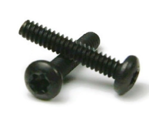 Torx 6 Lobe Pan Head Machine Screw Black Oxide Stainless Steel Screws 4-40 25pc