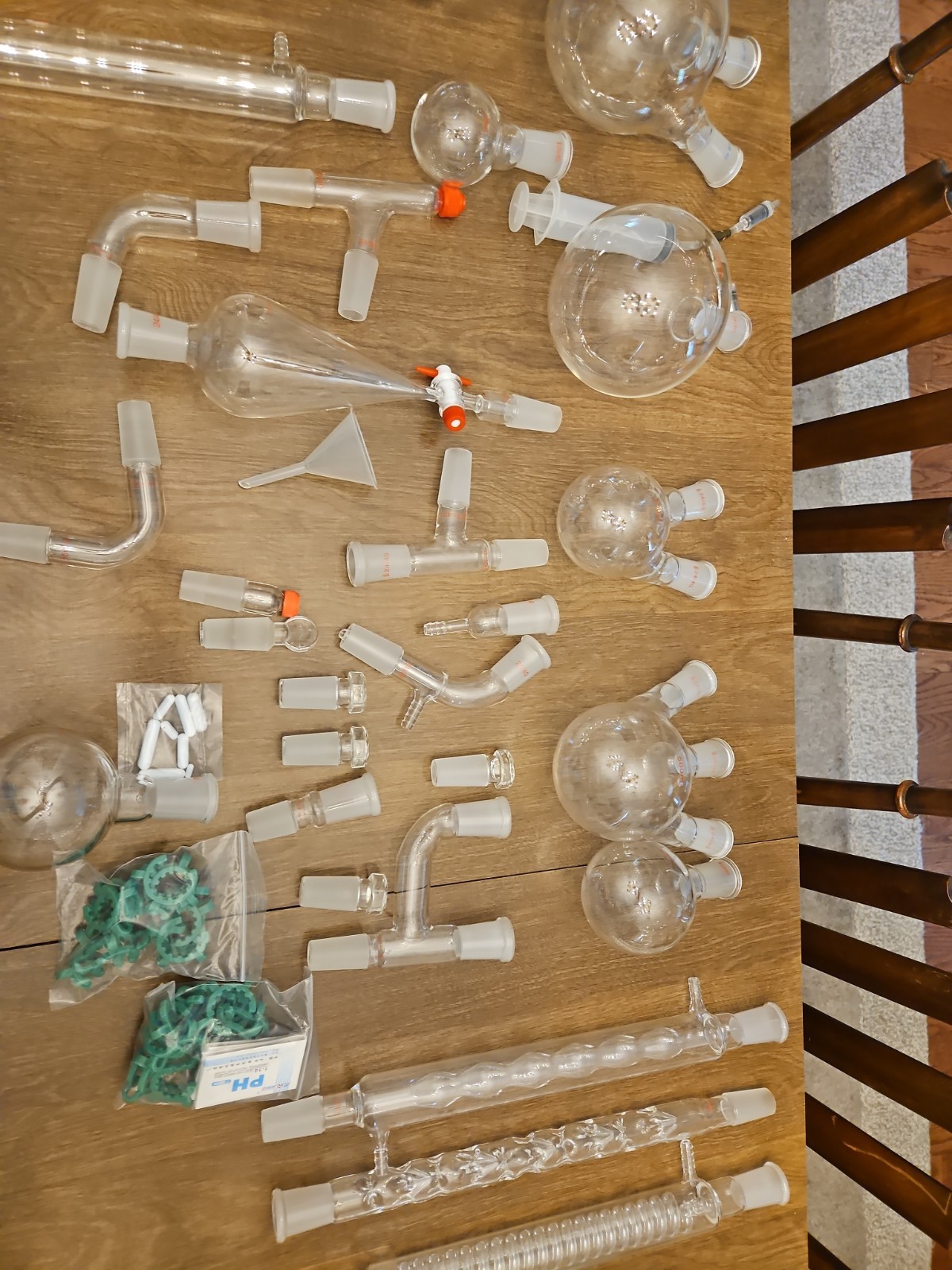 24/40,New Organic Chemistry Laboratory Glassware Kit,35 PCS.