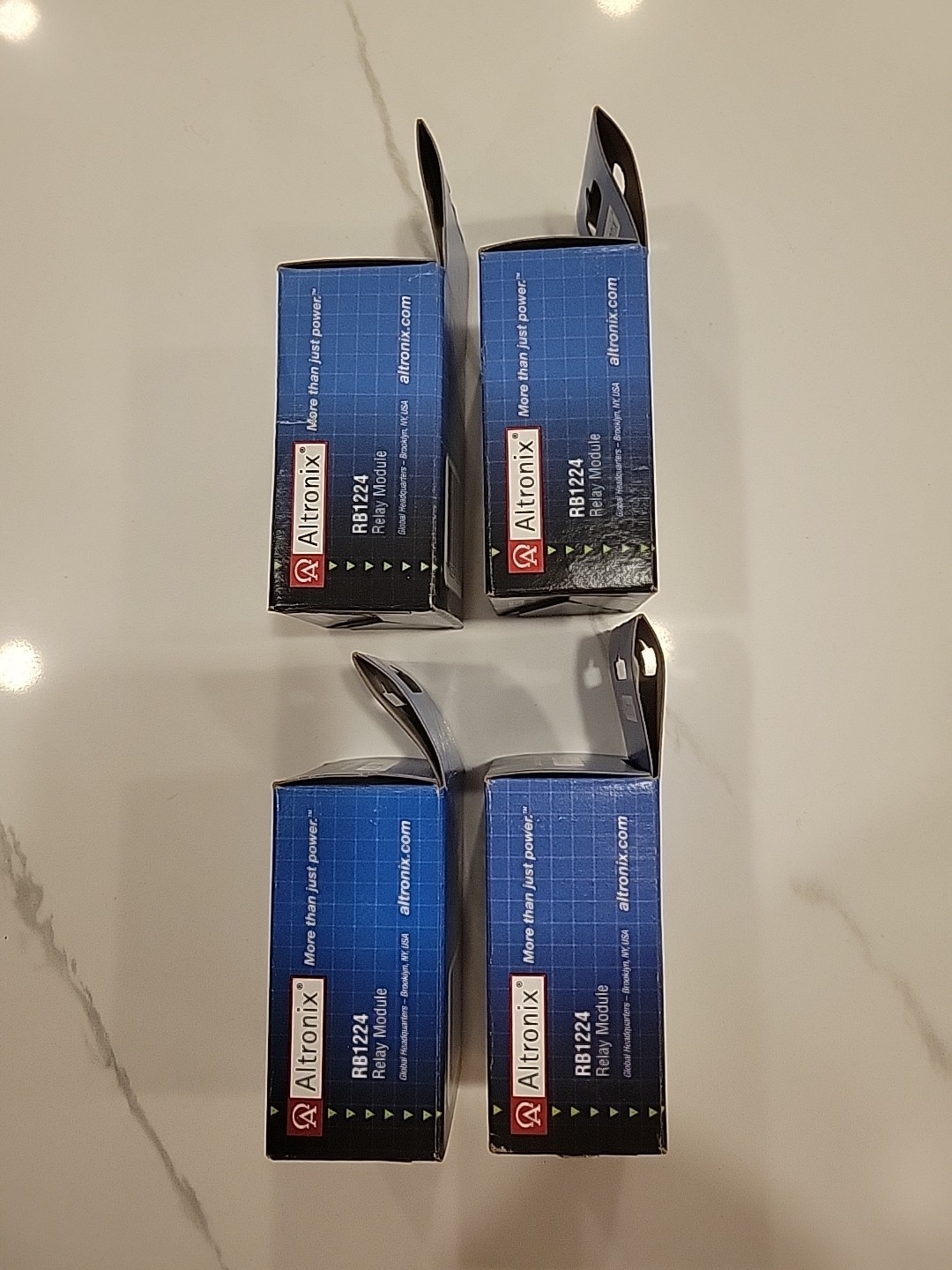 Altronix RB1224 Relay Module 12 or 24VDC, DPDT Contacts (Lot Of 4), NEW