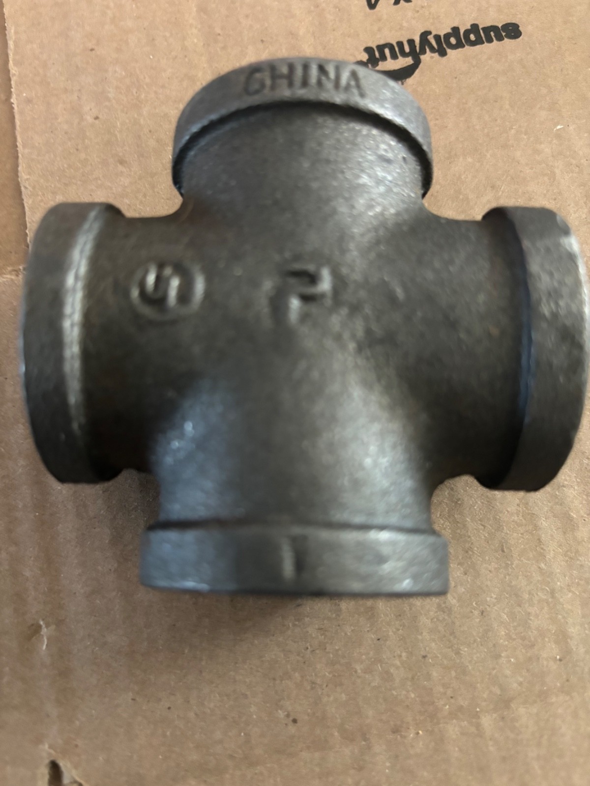 (30) 1″ Threaded Black Malleable Iron Cross Fittings new in box fast shipping