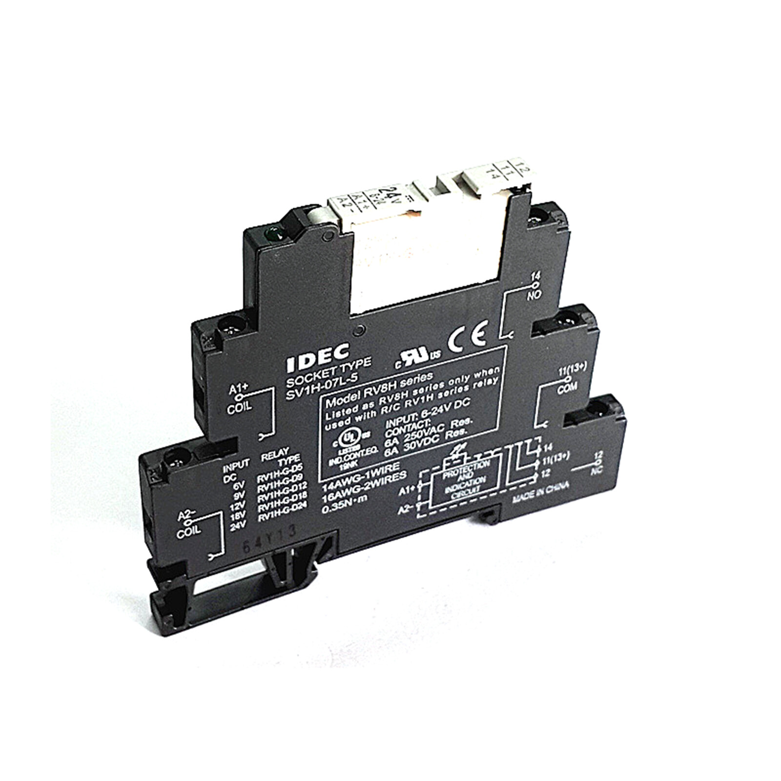 IDEC RV8H-L-D24 RV 6mm Assembled 24VDC New 1PCS✦Kd