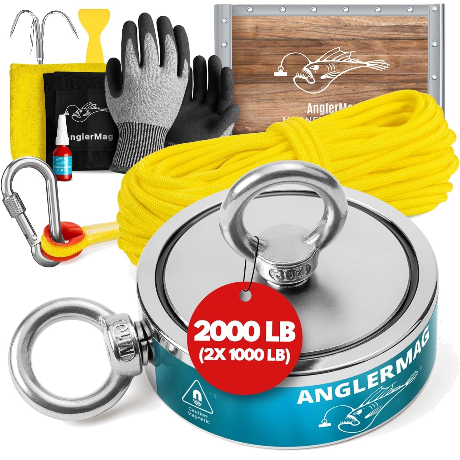 Double Sided Magnetic Fishing Gear