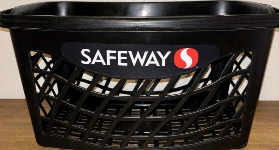 Full Size Reusable Handheld Basket Safeway Grocery Eco-friendly Shopping Store
