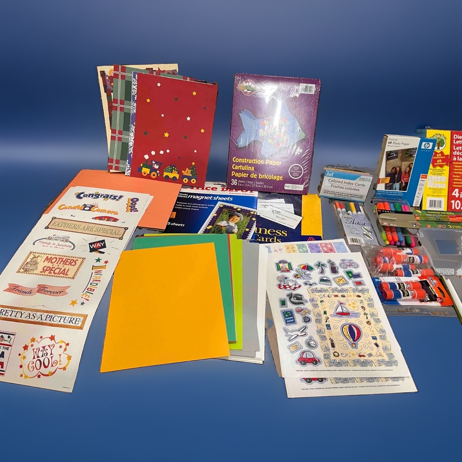 Lot of Office, School, Crafts, Scrapbook, Office Supplies