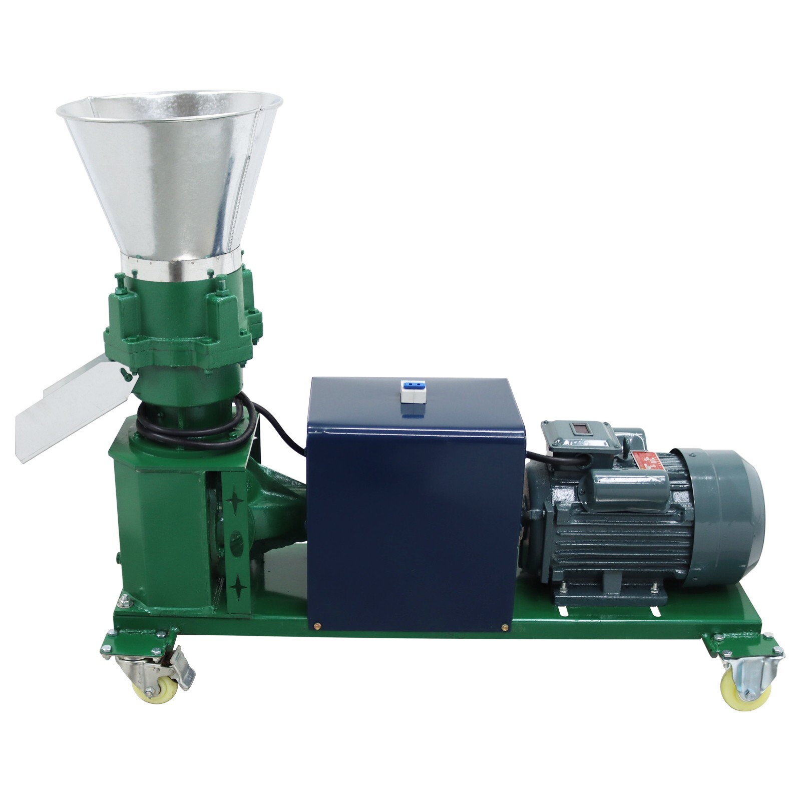 6mm Farm Animal Feed Pellet Mill Machine 4Rollers Powered Feed Pelletizer 220V