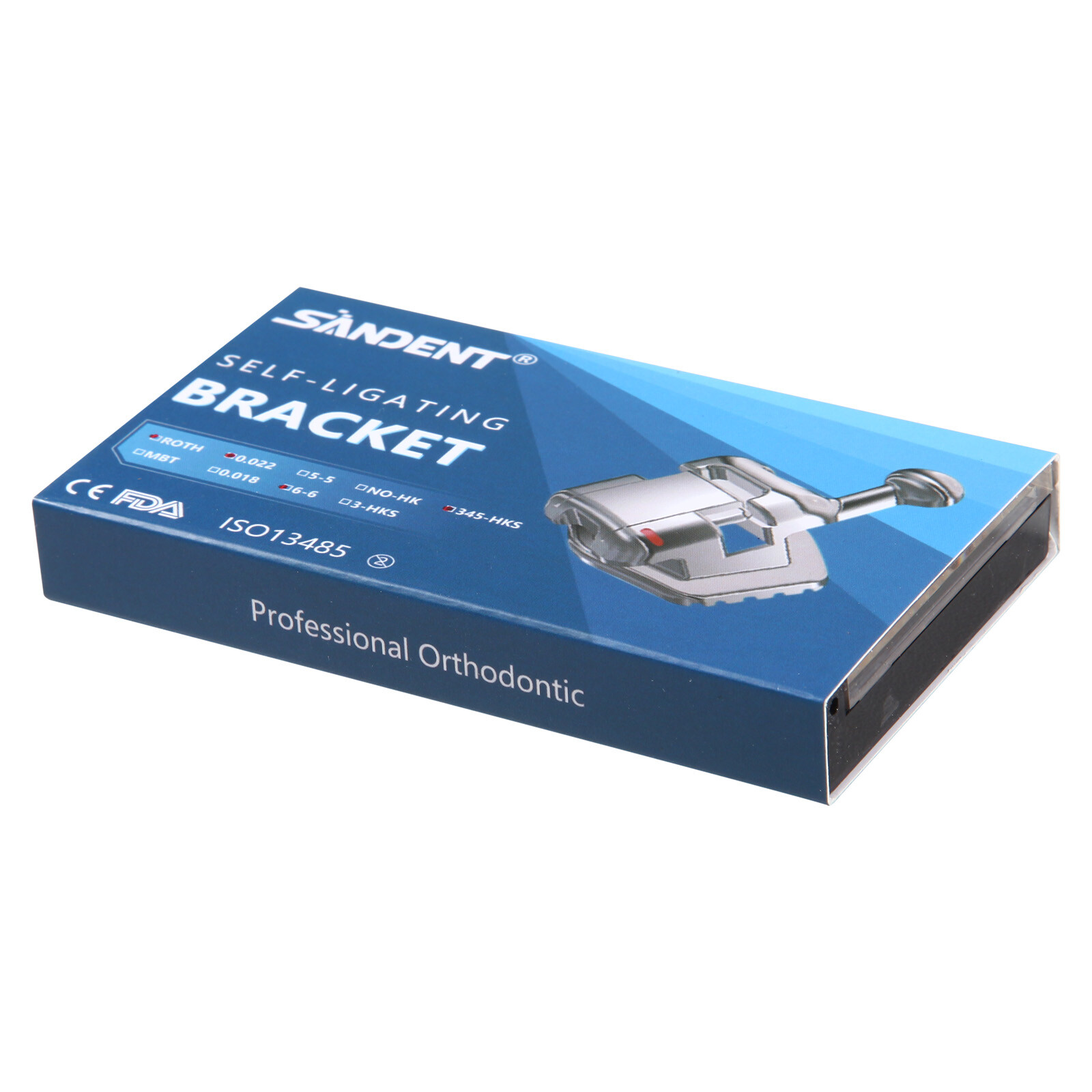 Dental Orthodontic Self-Ligating Brackets Braces Roth 022 Hooks 345&Buccal Tubes