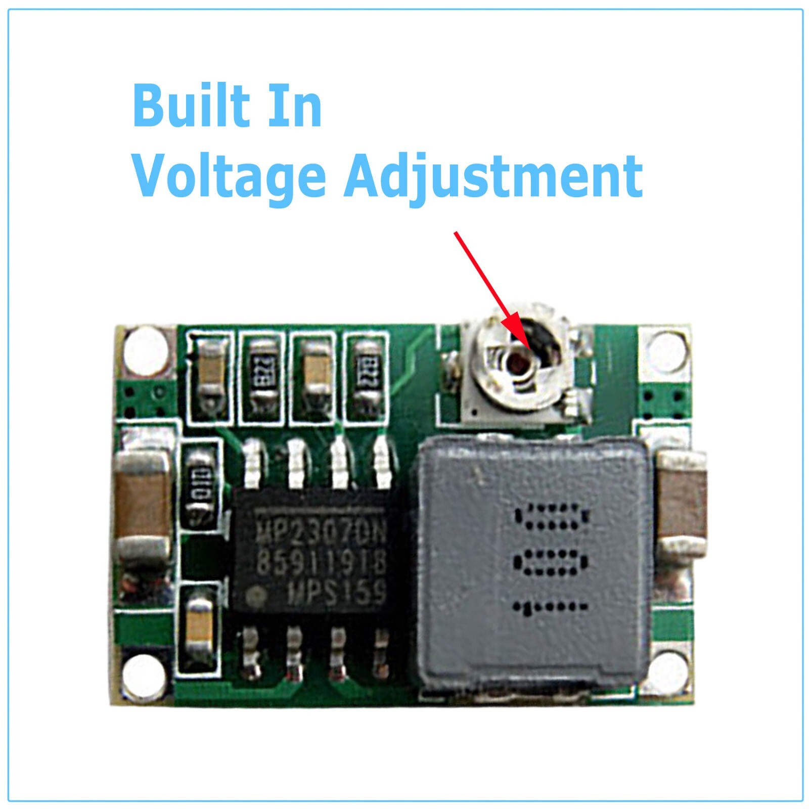10X Mini360 3A DC Voltage Step Down Power Converter Buck Module 3.3V 5V 9V 12V
