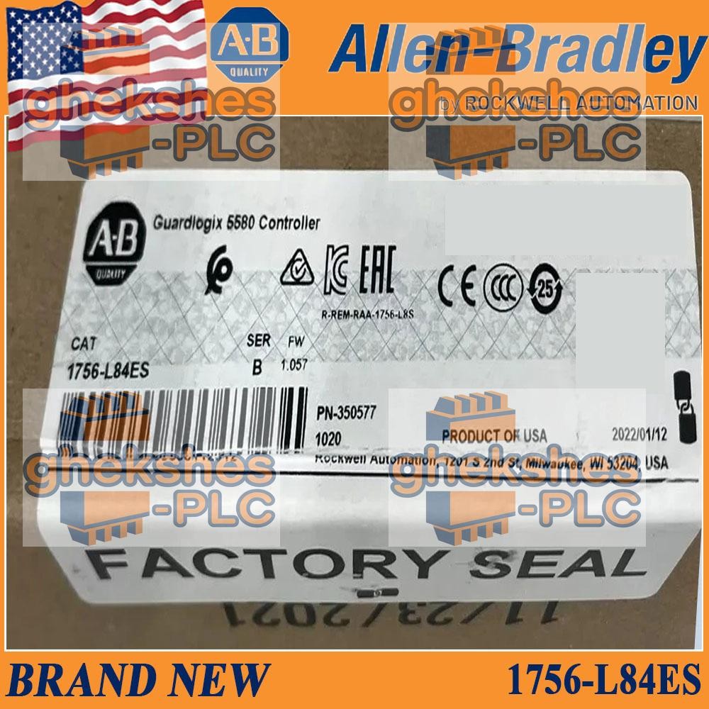 NEW Sealed NEW PLC 1756-L84ES GuardLogix 5580 Controller Free Shipping US