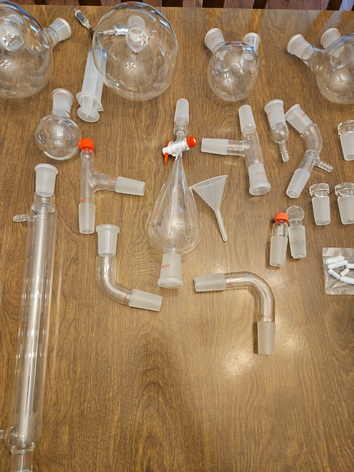 24/40,New Organic Chemistry Laboratory Glassware Kit,35 PCS.
