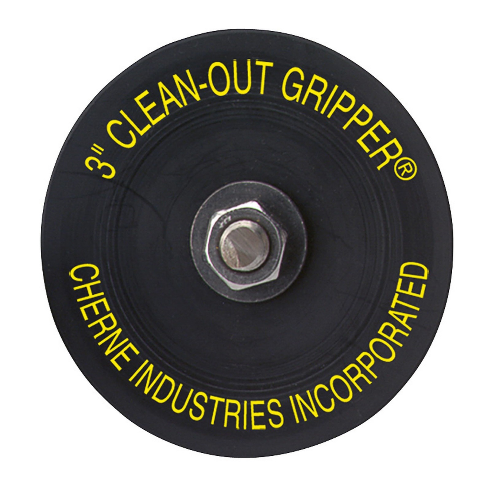 270178 Gripper 3 in. Black Mechanical Clean Out Plug