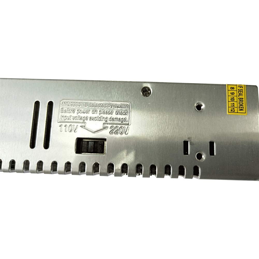 AC 110V/220V to DC 12V 30A 360W Universal Regulated Switching Power Supply Ad…