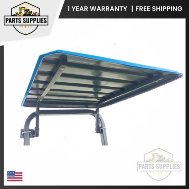 37″x45″ Blue SunGuard ABS Canopy with Quick Off/On Strut for New Holland Tractor