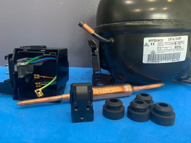 Embraco Compressor EMYe70HEP R134a 115-127V/60 Low Back Pressure 1/5 HP