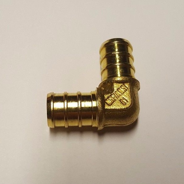 100 PIECES 1/2″ PEX ELBOW – BRASS CRIMP FITTINGS (LEAD-FREE)