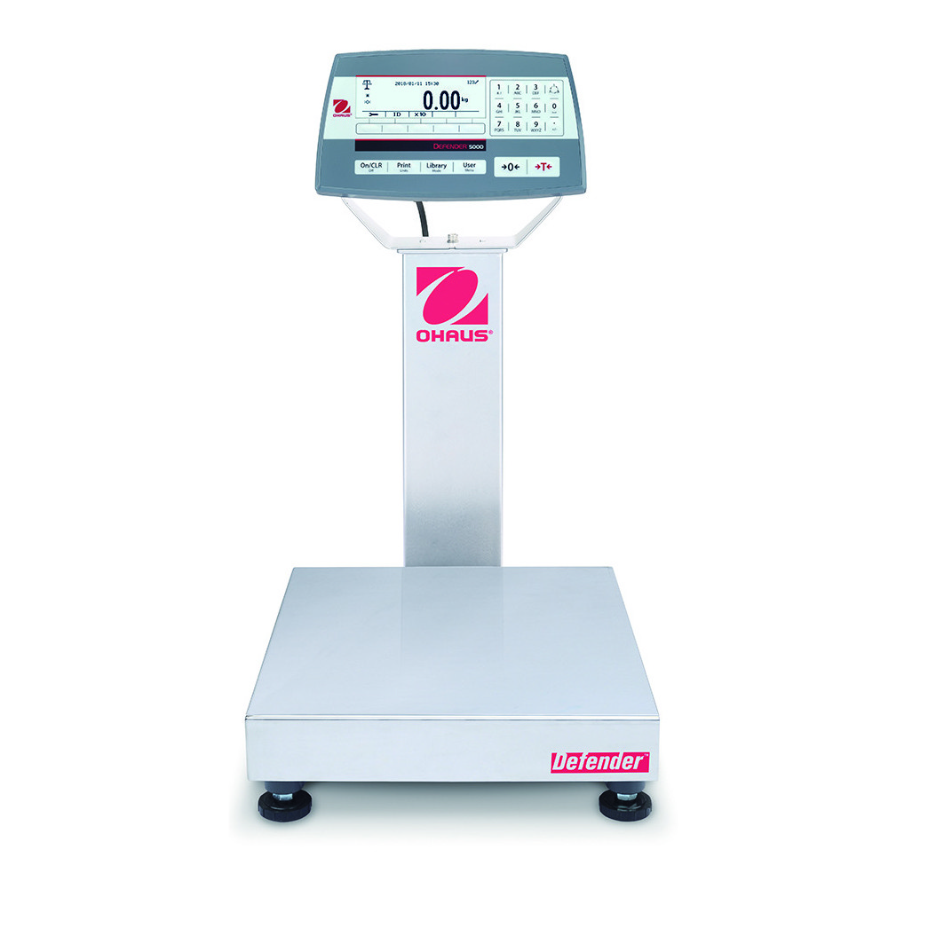 Penn Scale D52XW50RQL2 – Ohaus Defender 5000 Bench Scale, 65-350 lb, 18″x18″ …