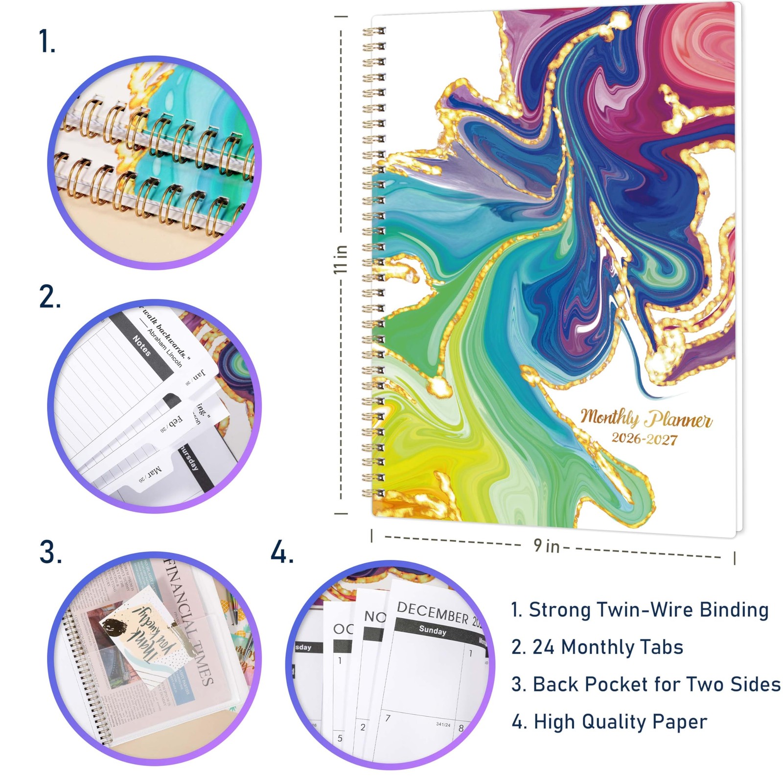 2026-2027 Monthly Planner/Calendar – 2 Year Monthly Planner/Calendar 2026-2027