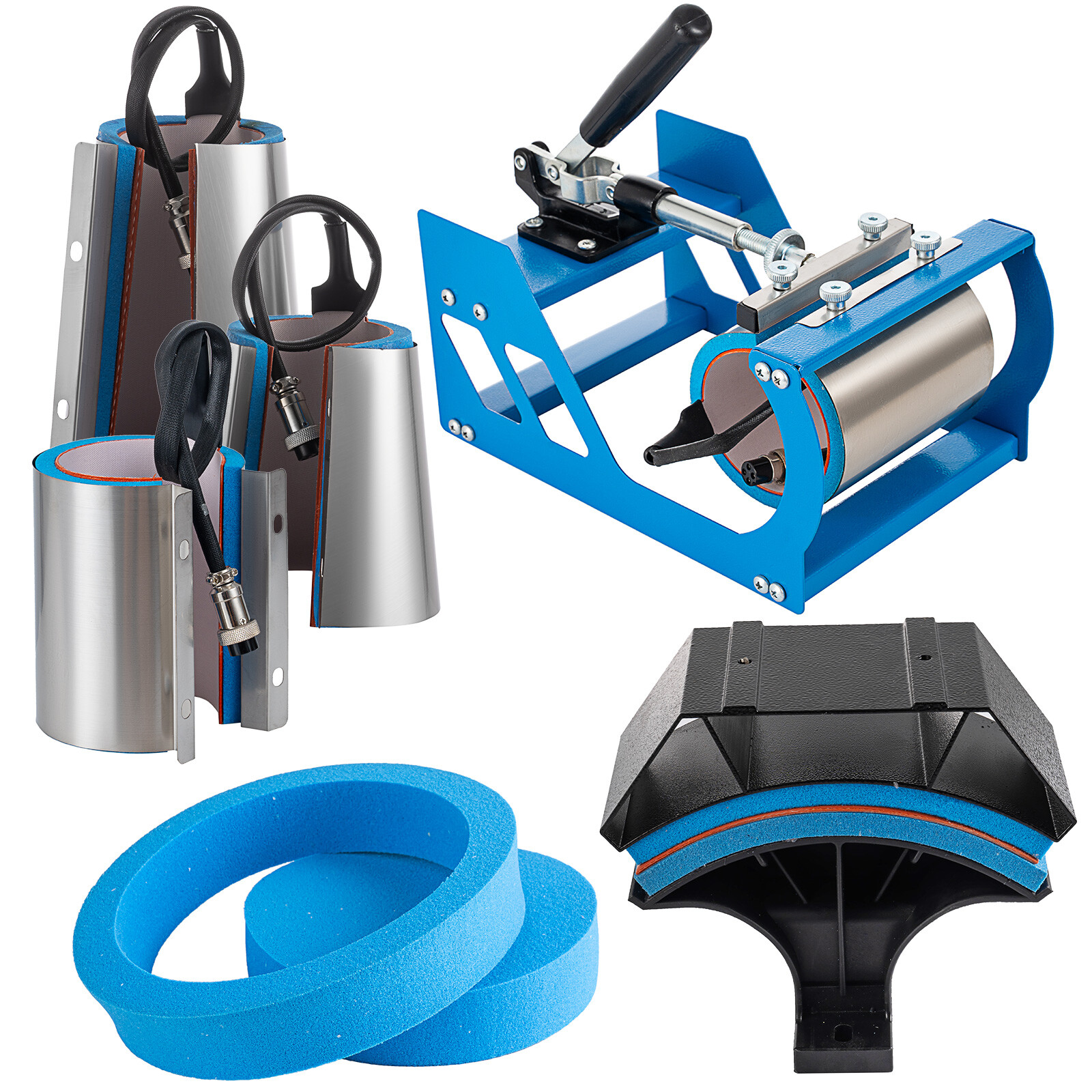 8 in 1 Heat Press Machine Digital Transfer Sublimation T-Shirt Mug Hat Plate Cap