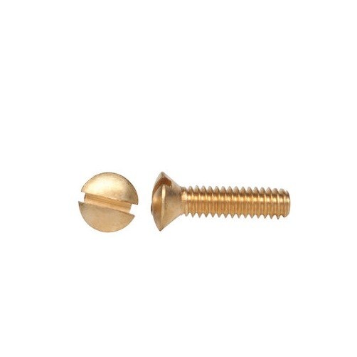 #6-32 X 3/8″ OVAL HEAD SLOTTED MACHINE SCREWS SOLID BRASS SELECT QTY