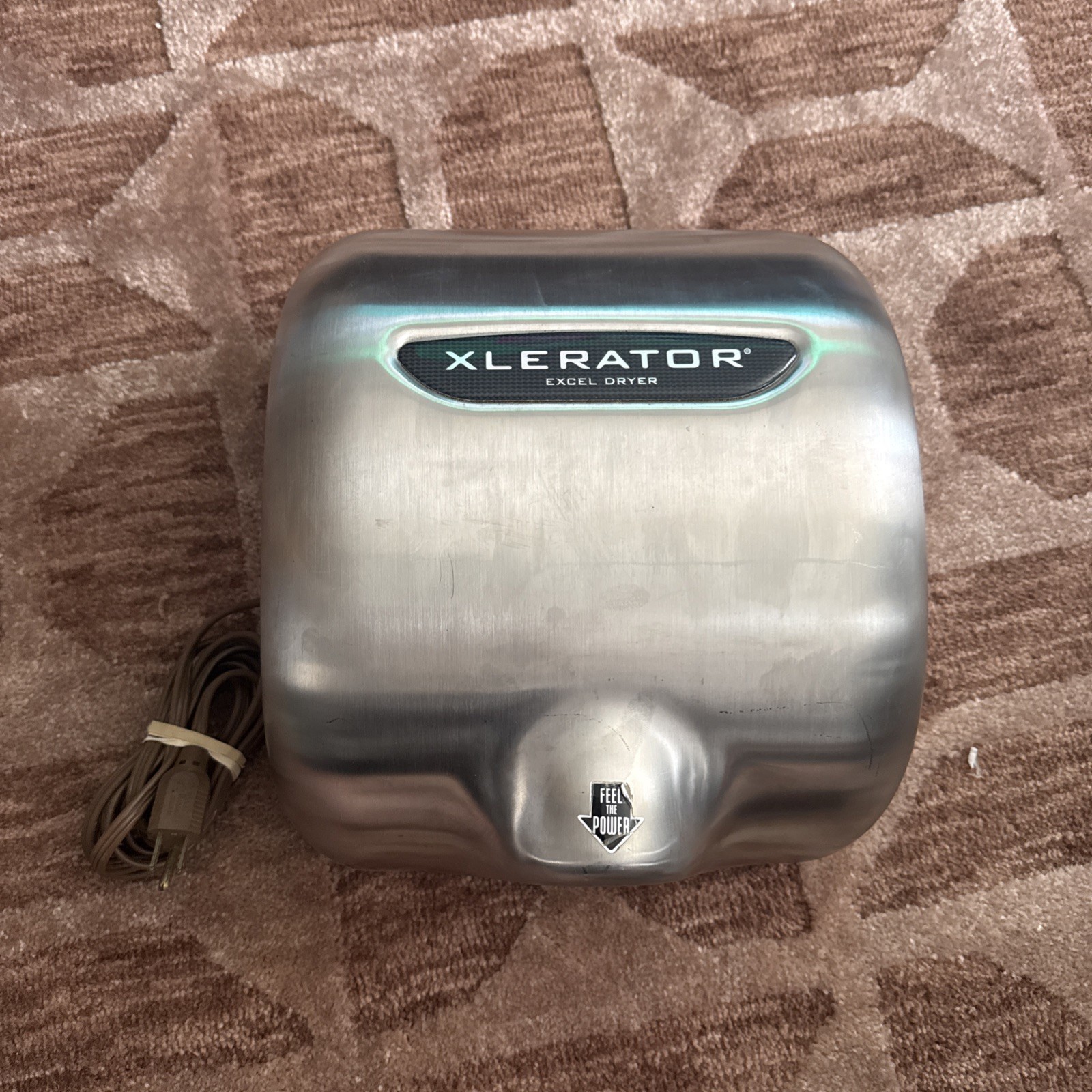 Excel Xlerator XL-SB Hand Dryer 110-120V Brushed Stainless – TESTED WORKING