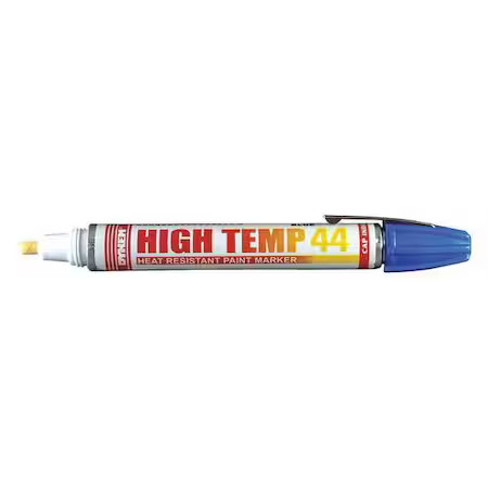 Dykem 44094 Industrial Marker, Medium Tip, Blue Color Family, Paint
