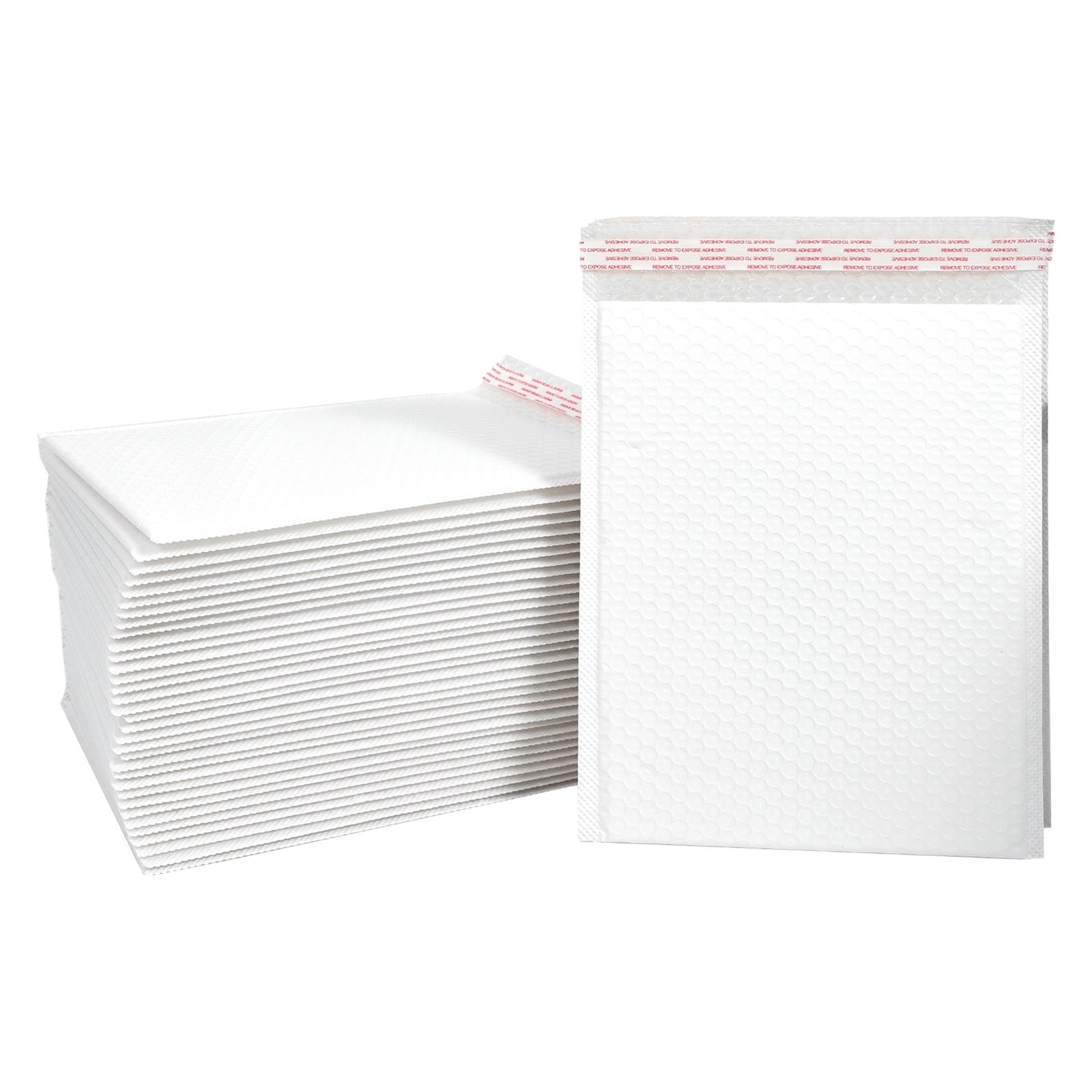 500PCS White 7″x9″ Poly Bubble Mailers Padded Envelopes Packaging Bubble Pak