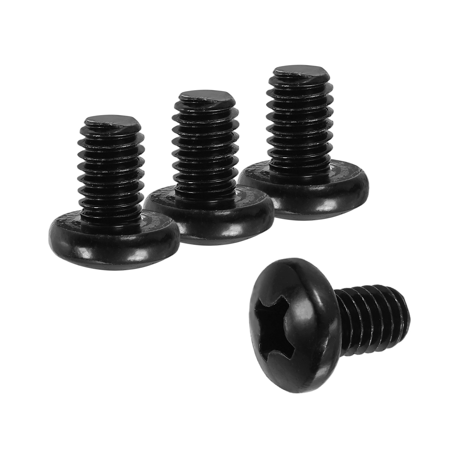 5/16-18 x 1/2″ Pan Head Machine Screws, 10 Pcs 304 Stainless Steel Screw Black