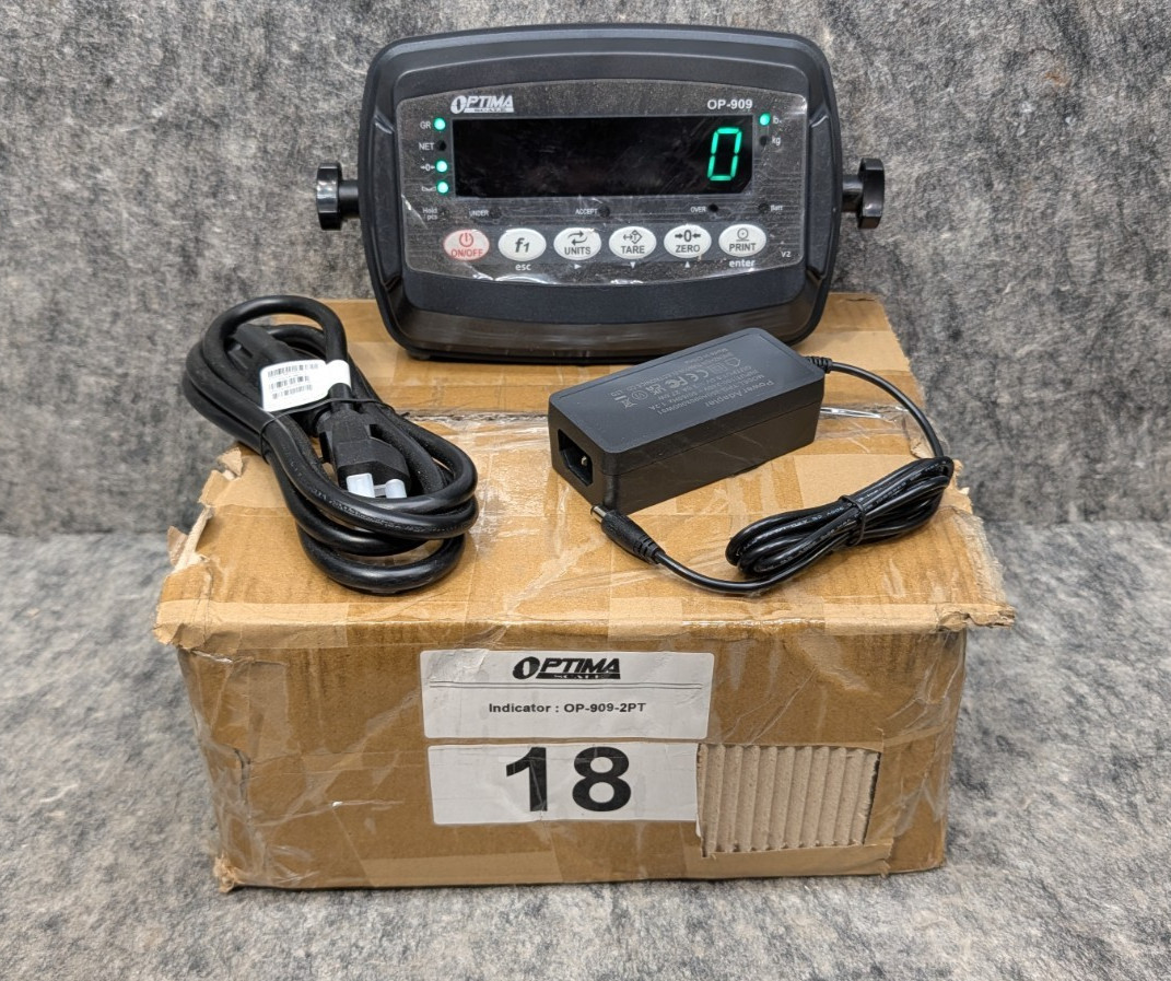 Optima Scale OP-909-2P Dual Connectors Replacement for OP-901 + AC adapter🔥New