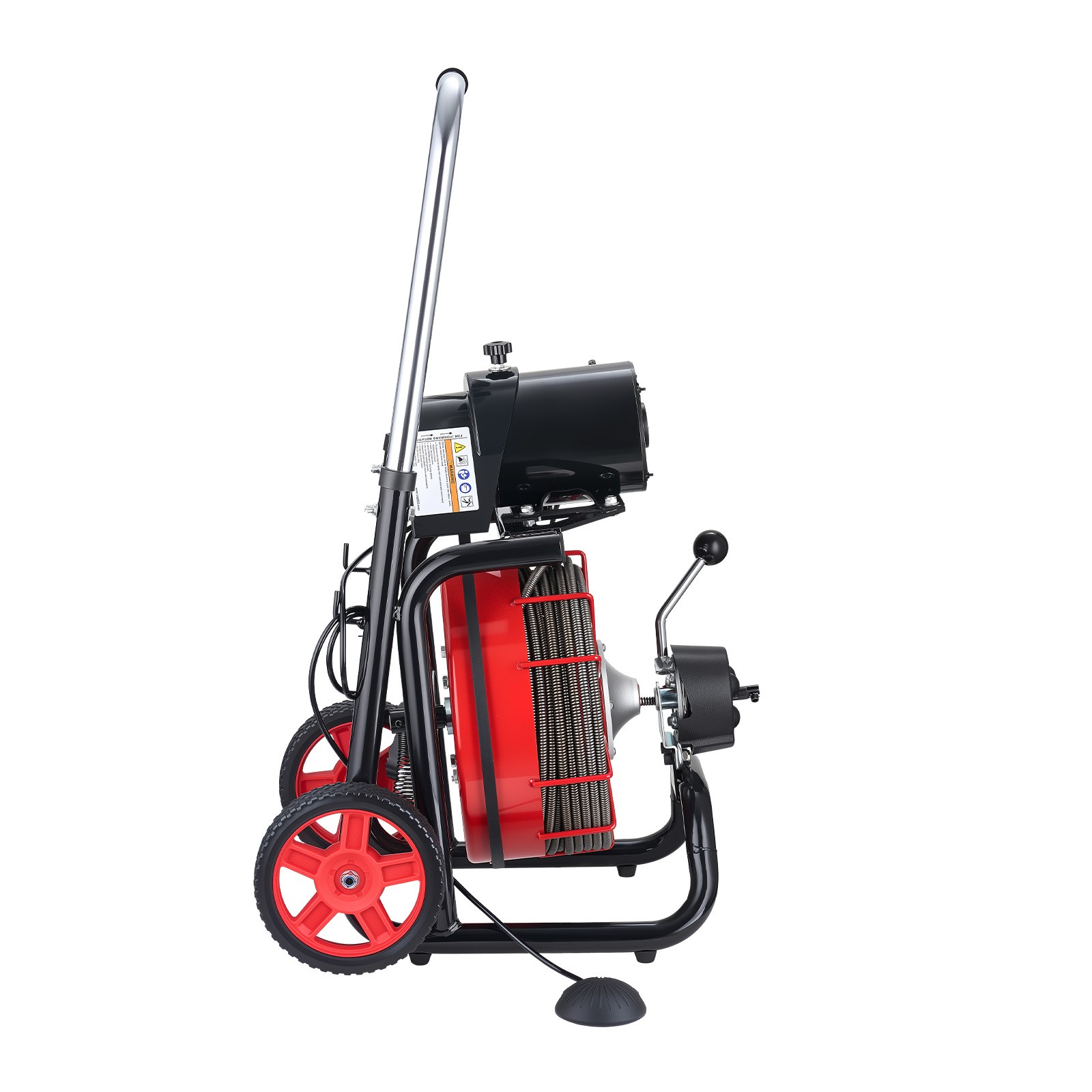 VEVOR Drain Cleaner Machine Electric Drain Auger 100FT x 1/2 Inch Auto Feed