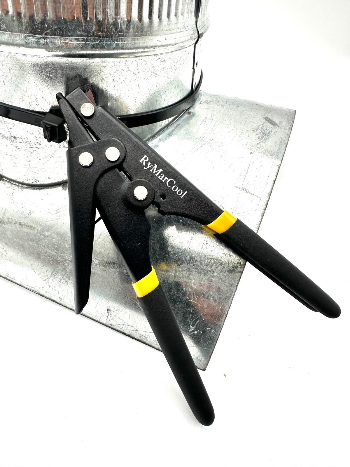 Cable Tie Tensioning Tool Durable Steel, Comfortable Handles, for HVAC and Trade