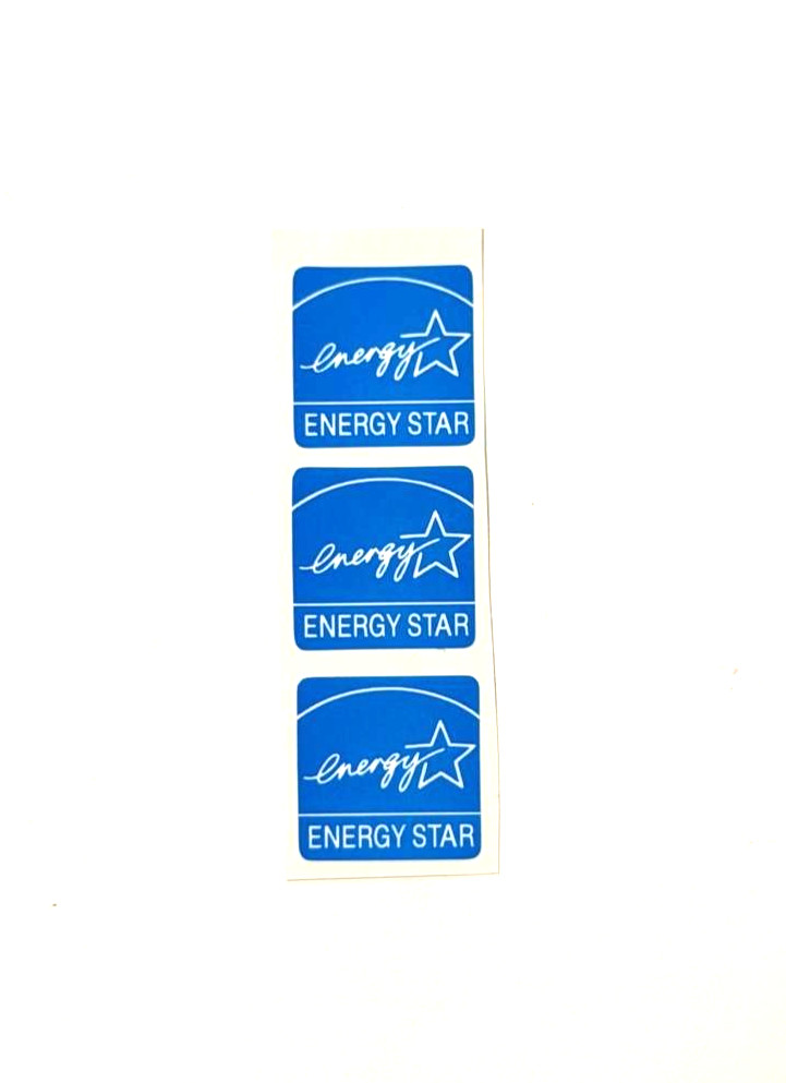3 PCS Energy Star Laptop/PC Sticker Decal Badge 15mm x 15mm