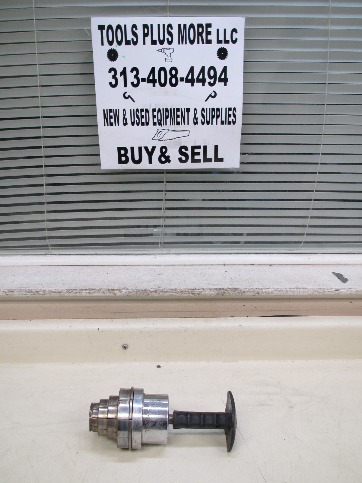 T-Drill HTE-3 Pipe Expander / Forming Tool Sizing Gauge Used Free Shipping