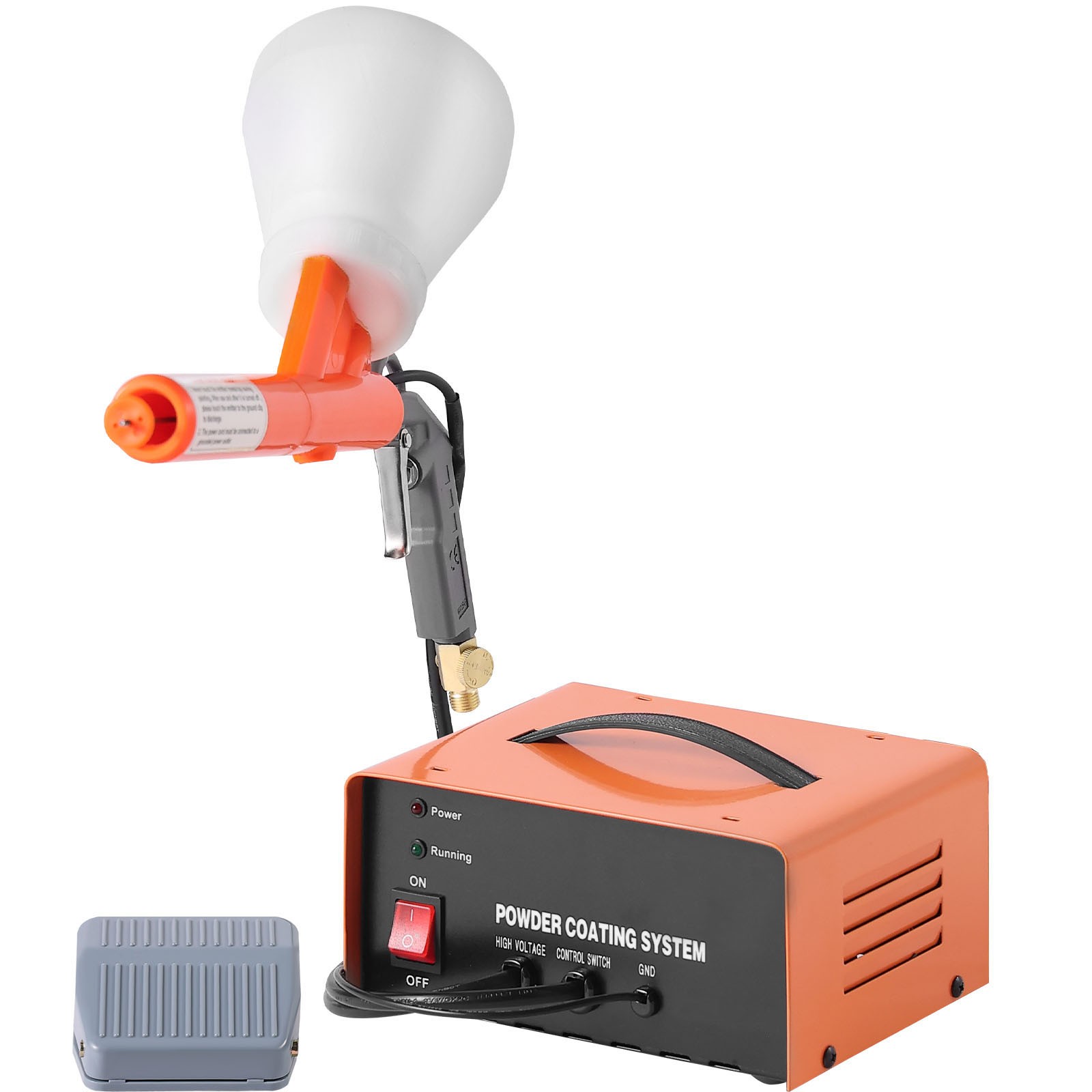 Uimoso 50KV Electrostatic Powder Coating System with Spray Gun and Foot Pedal