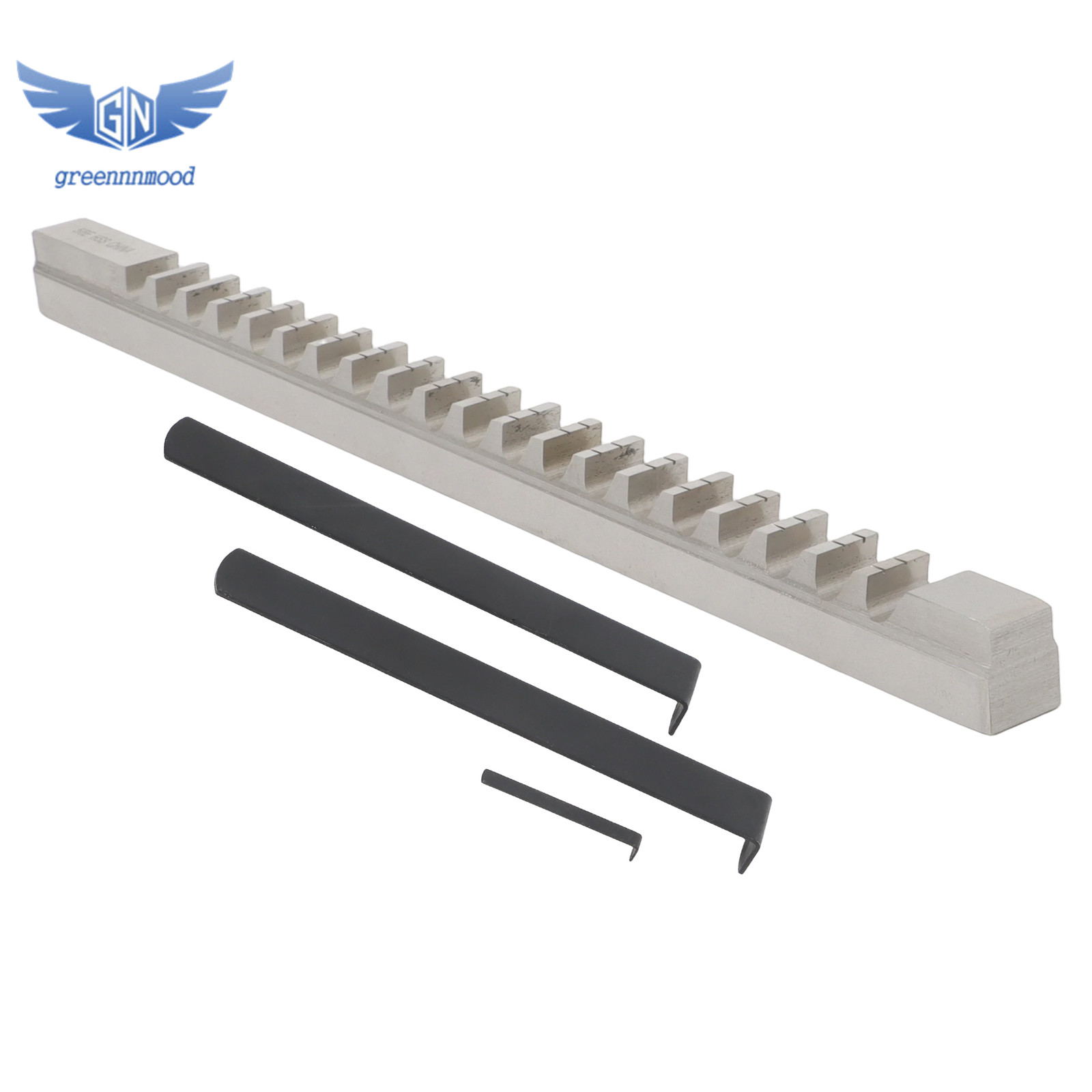5/8″ E Type 3/4″ × 15-1/2″ High Speed Steel Standard Keyway Broach With 4 Shims