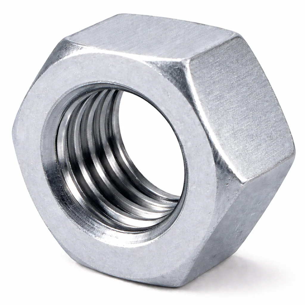 BULK BOX! 1/2″-13 Hex Nuts Coarse Low Carbon Zinc CR+3 1000pcs
