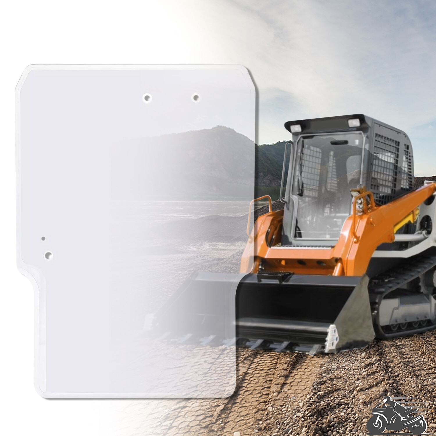 1/2″ Clear Door Glass For Takeuchi TL Series Windshield TL8 TL10 Front Window
