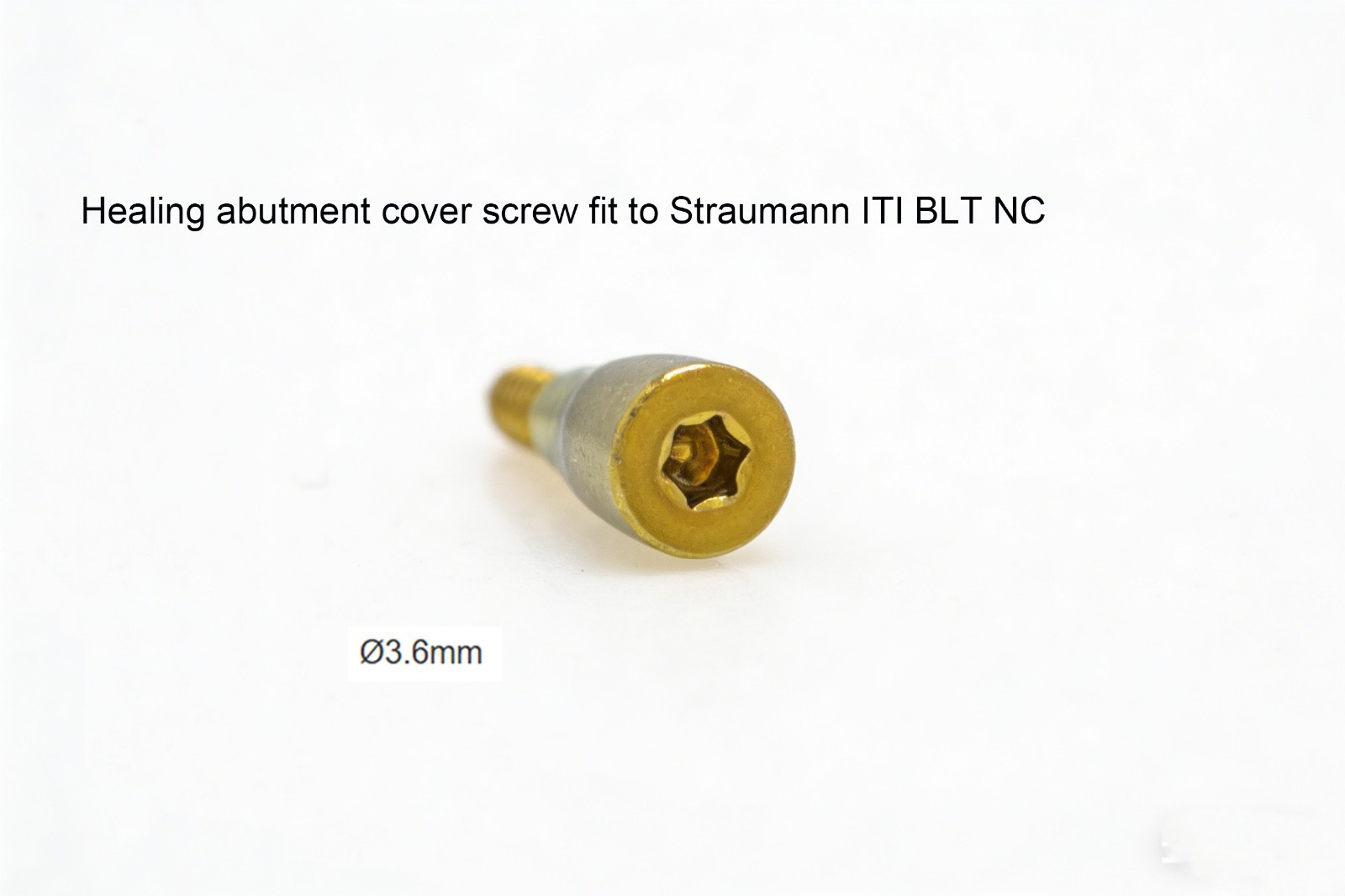 5Pcs US Dental Healing Abutment Closure Cap Fits ITI Straumann BLT NC 3.6/4.8mm