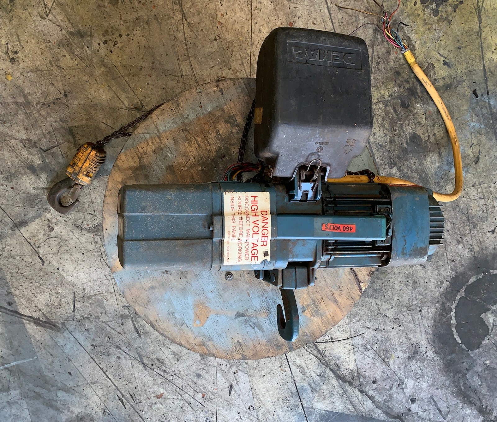 Pre-Owned Demag Electric Chain Hoist (#DKUN 2-250 K V1F4) 1100 LBS