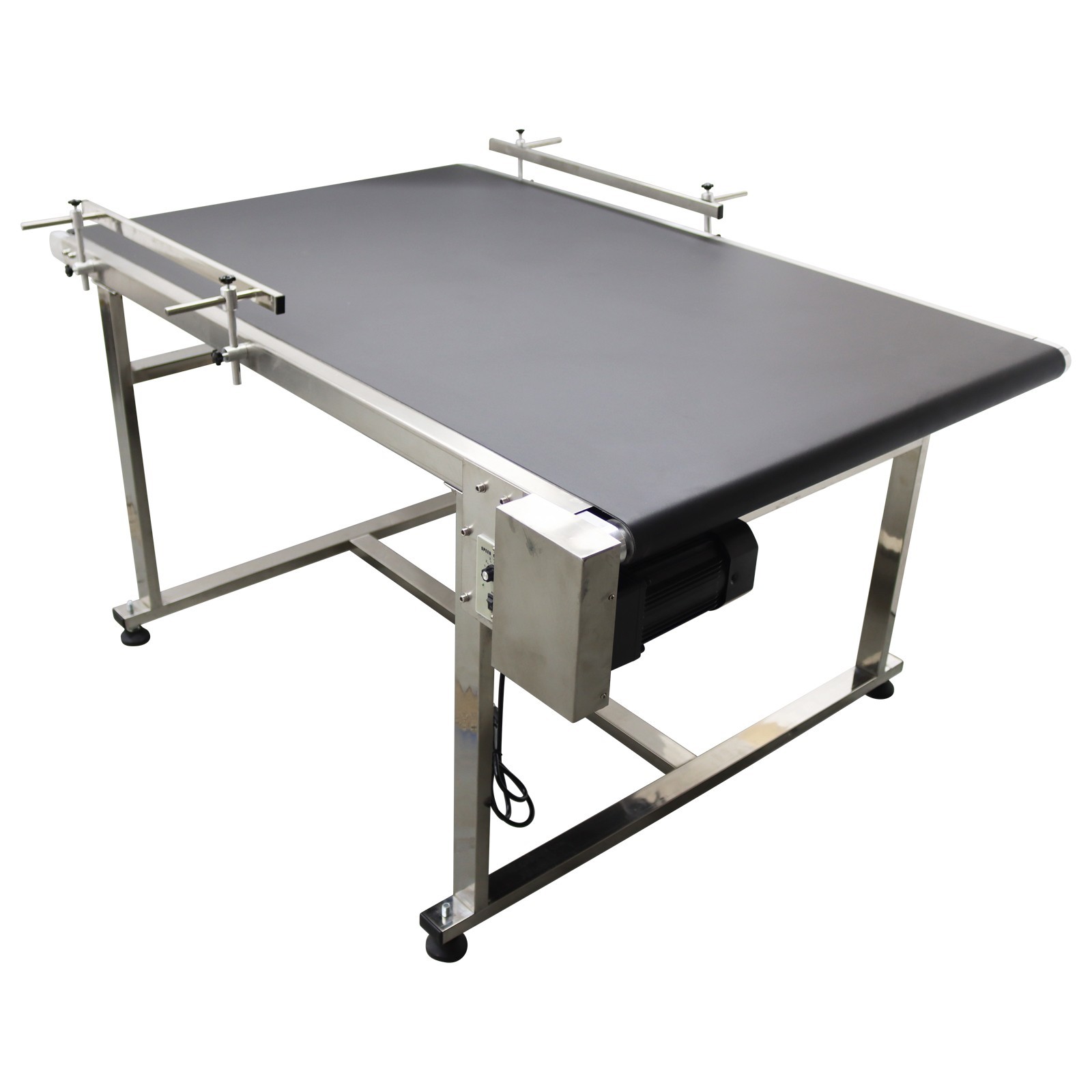 59″L*35.4″W Electric PVC Belt Conveyor Transport Machine Speed Adjustable 370W