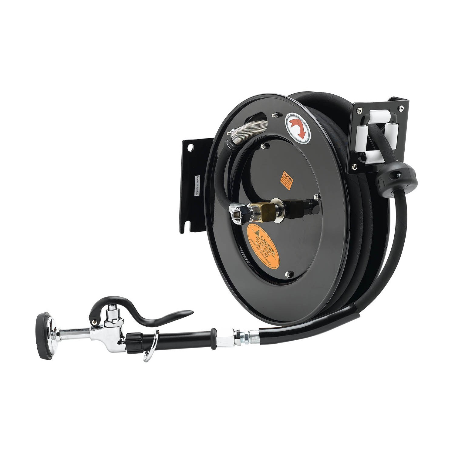 T&S Brass 5HR23201A 3/8 in x 35 ft Hose Reel System w/ Spray Valve