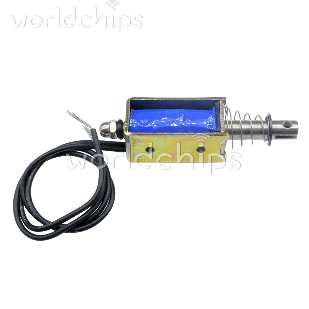 1-10PCS JF-0530B DC12V 300mA 5N/10mm Pull-Push-Type DC Solenoid Electromagnet