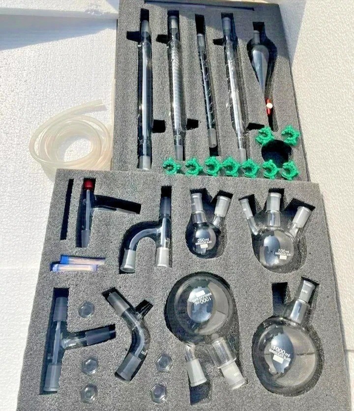 Chemistry Full Kit Complete set 33 pcs. laboratory Glassware SIZE 24/40