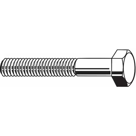 Grade 5, 7/8″-9 Hex Head Cap Screw, Zinc Plated Steel, 6 In L, U01200.087.0600