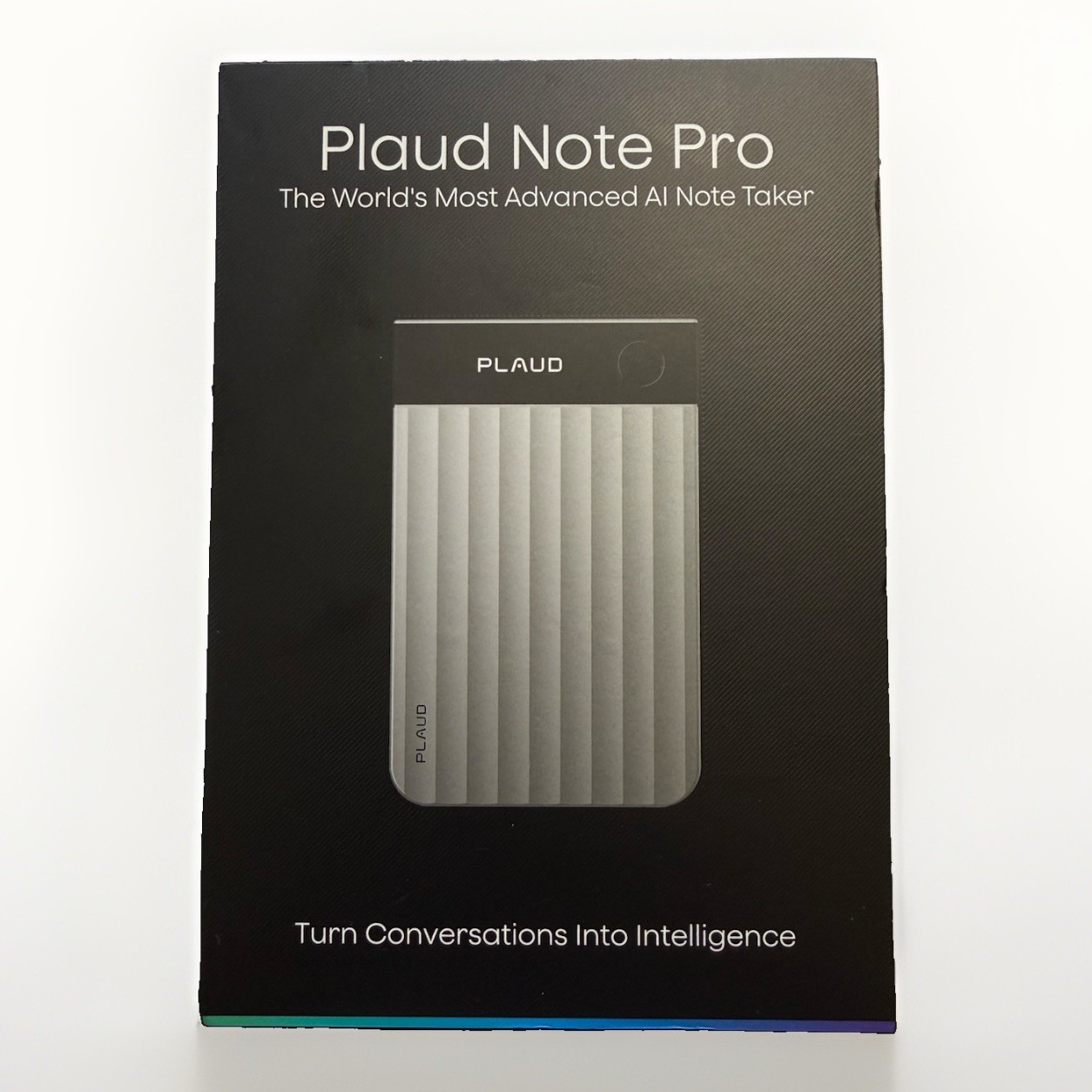 Plaud Note Pro AI Note Taker Voice Recorder 64GB Silver PN0300 Wireless v5.4