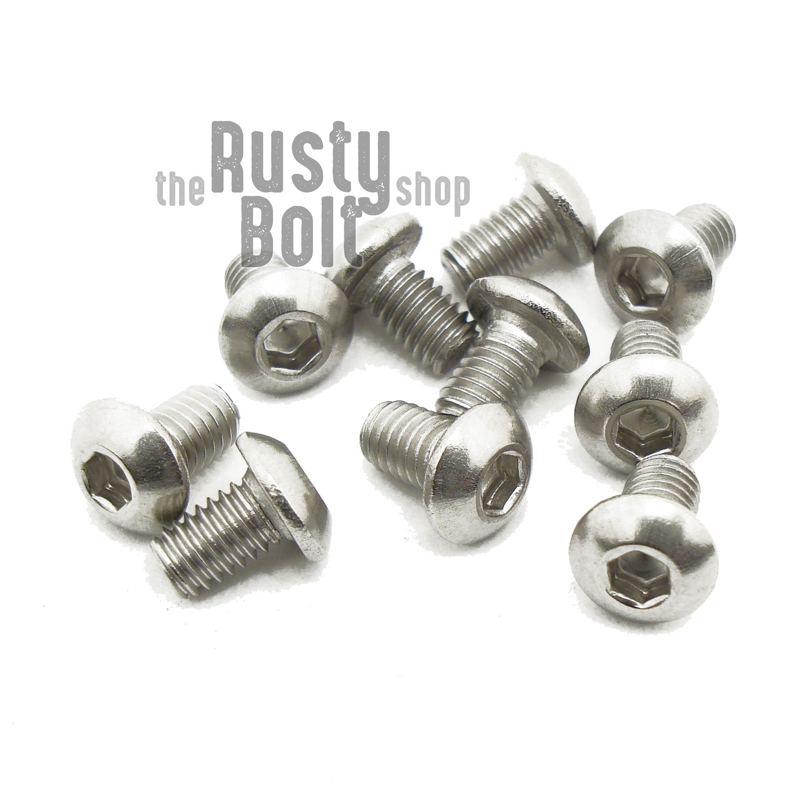 M3 x 5mm, Socket Button Head Screws, A2 304 18-8, Stainless Steel